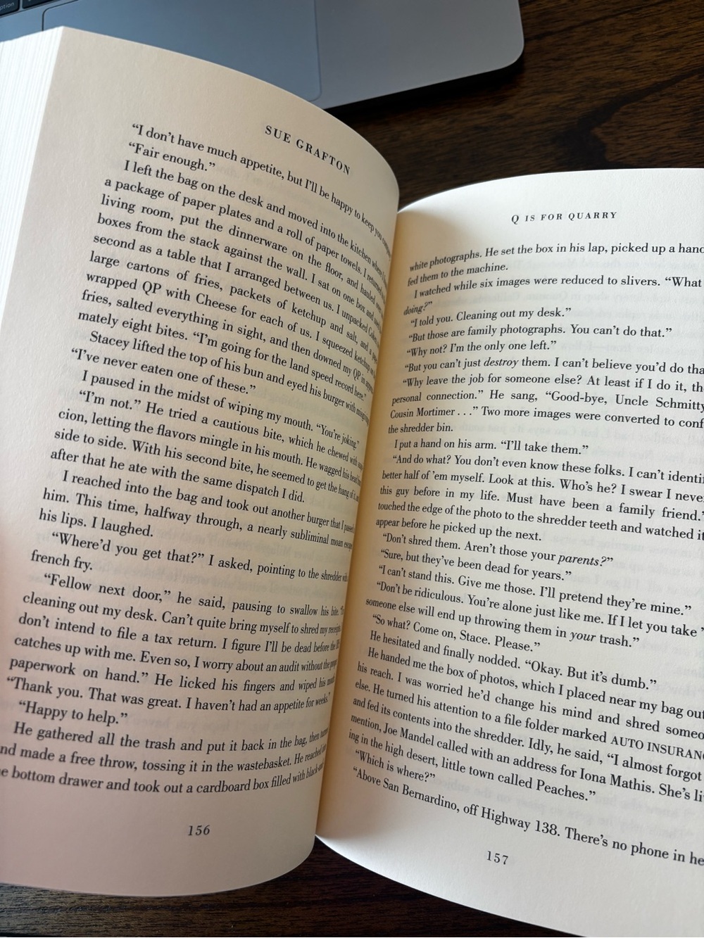 Q is for Quarry by Sue Grafton